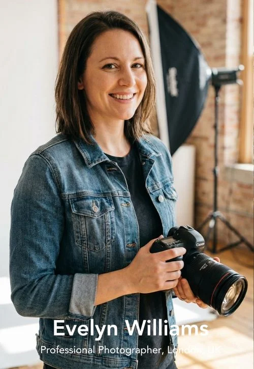 Professional photographer Evelyn Williams